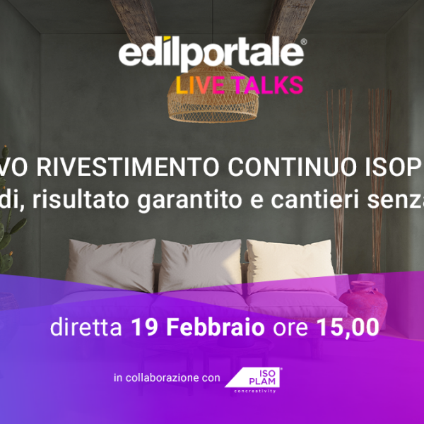 LiveTalk Edilportale per scoprire i rivestimenti a base cementizia in grado di coniugare efficienza, affidabilità e qualità del risultato