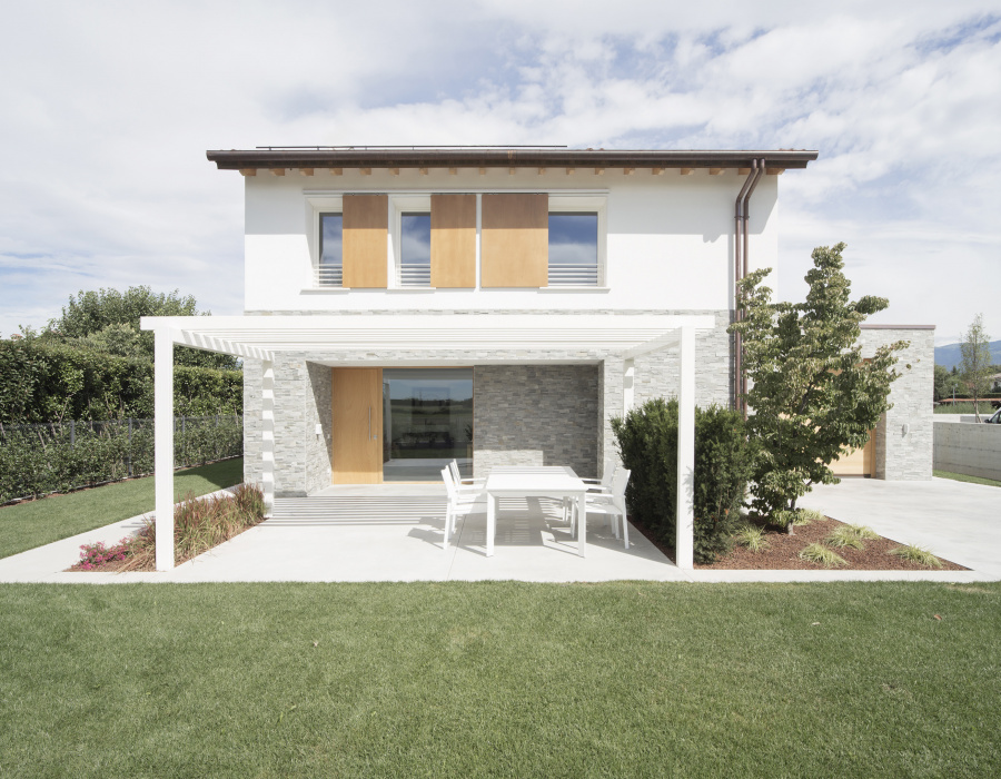 Deco Nuvolato pavimento nuvolato colore light gray. Villa privata, Rosà VI. Progetto Didone Comacchio Architects 04